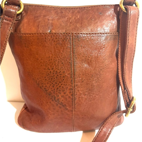 Fossil Brown Leather Crossbody Bag main - Picture 2 of 9